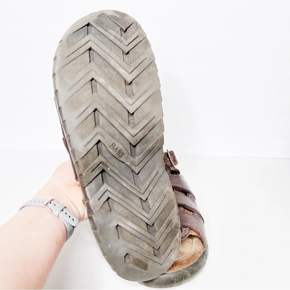 Vintage Y2K Dr. Martens Look Fisherman Leather Sandals Size 11